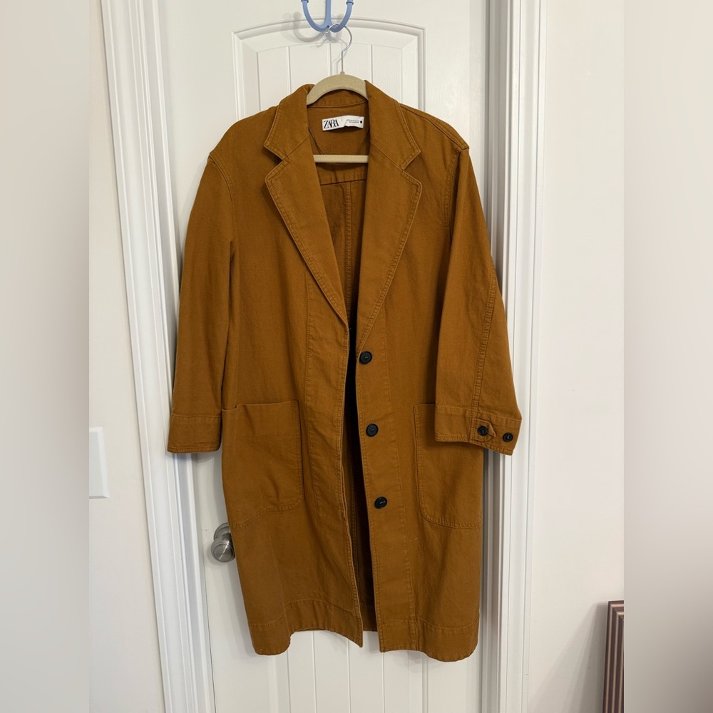 Zara Camel Brown Coat